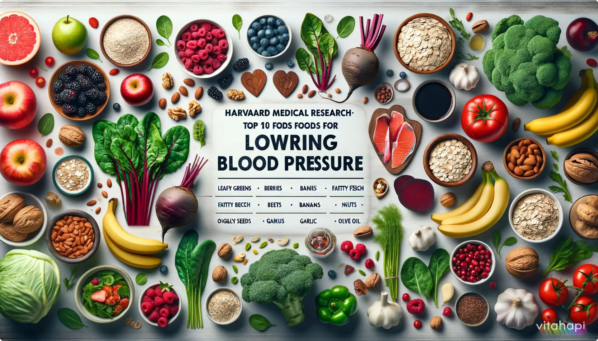 하버드 의학 연구가 밝힌 고혈압에 좋은 음식 10가지
